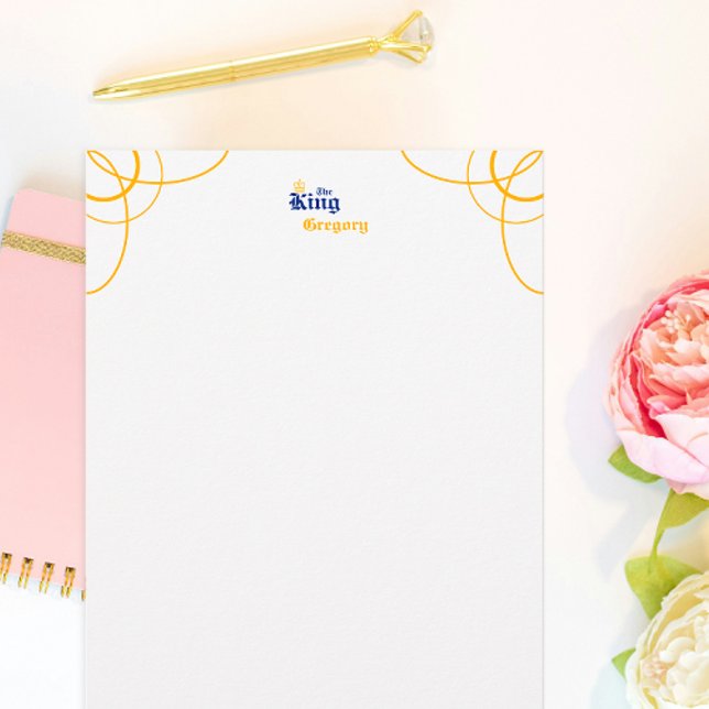 Papelería Blue The King Stationery (Subido por el creador)