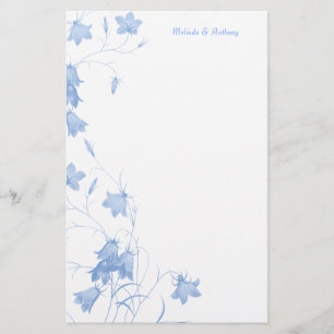 Papelería Bluebells - Blue 5.5 x 8.5 Stationery