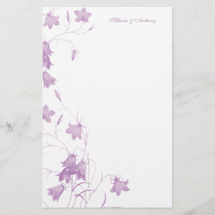 Papelería Bluebells - Estacionamiento de 5,5 x 8,5 violetas