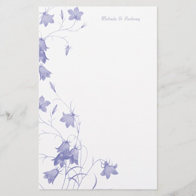 Papelería Bluebells - Estacionamiento de Lavender 5.5 x 8.5 (Anverso)