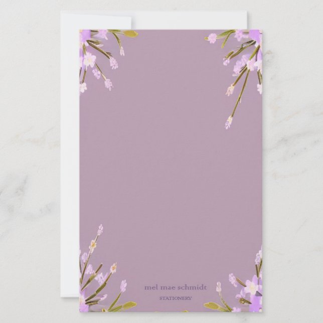 Papelería Blumen Mel Mae Schmidt Stationery (Anverso)