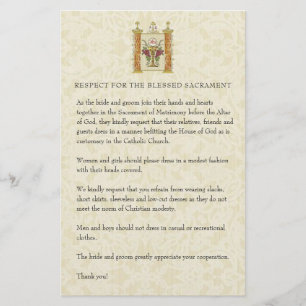 Papelería Boda católico Modesto atuendo de iglesia para invi