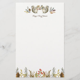 Papelería Boda de acuarela de Boho Woodland Rústico