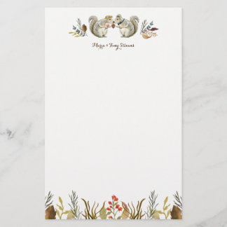 Papelería Boda de acuarela de Boho Woodland Rústico