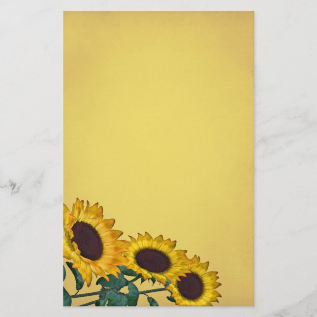 Papelería Boda de girasol (Anverso)