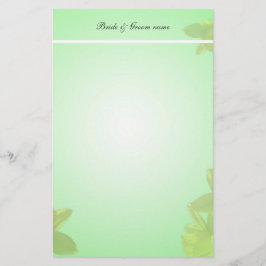 Papelería boda estacionario.flores tulipán amarillas