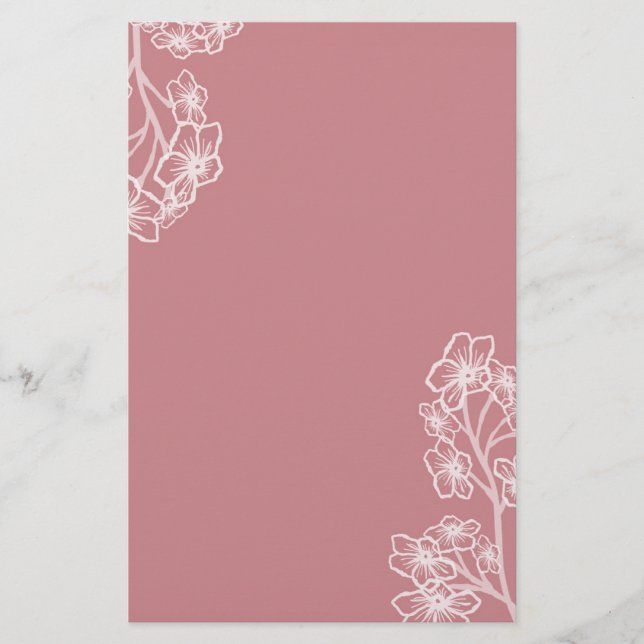Papelería Boda floral moderno (Anverso)