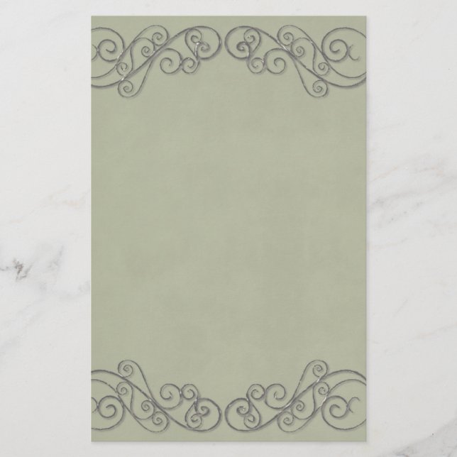 Papelería Boda Verde Vintage (Anverso)