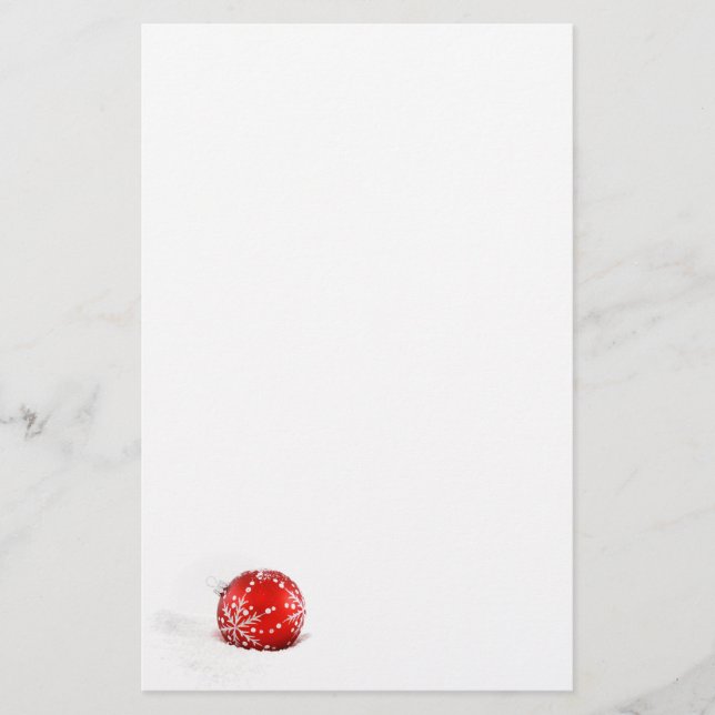 Papelería Bola del árbol de navidad de los efectos de (Anverso)