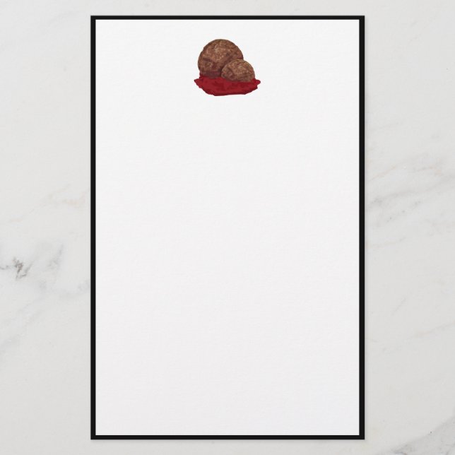 Papelería Bolas de carne en salsa (Anverso)