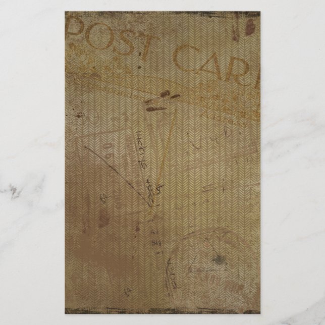 Papelería Boletín de fondo de postales vintage (Anverso)