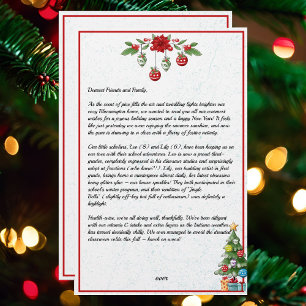 Papelería Boletín de la familia de Navidades de país de ambo