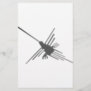 Papelería Boletín de líneas de Nasca Hummingbird