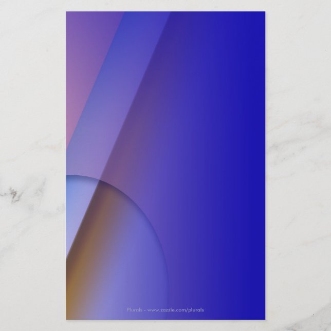 Papelería Bolt del azul 3 Stationery (Anverso)