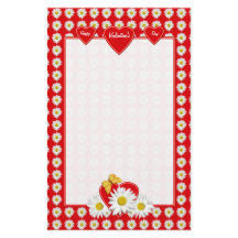 Bonito Daisy Hearts Stationery