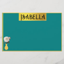 Papelería Bonito Estacionalidad Personal Femenina Con Nombre