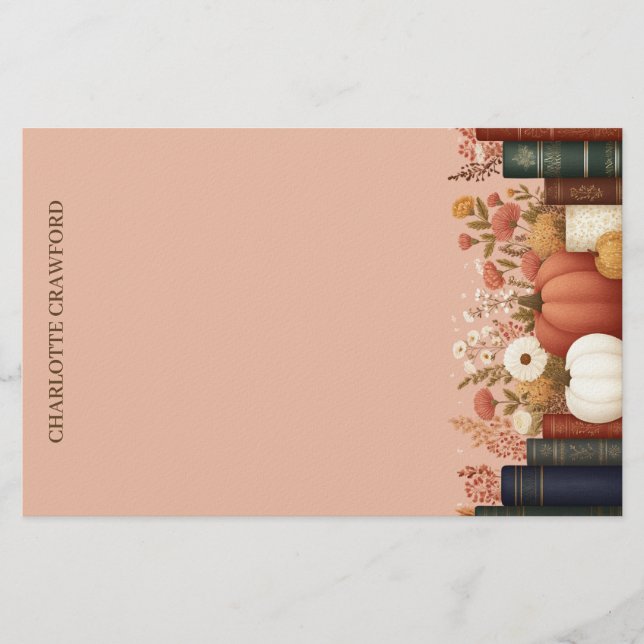 Papelería Bonito Floral Bookish (Anverso)