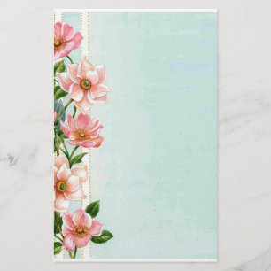 Papelería Borde floral