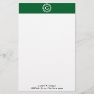 Papelería Bosque Gr Whats Griego Key Rnd Frame Monograma Ini