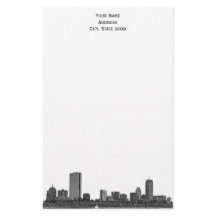 Papelería Boston Skyline Etched 01