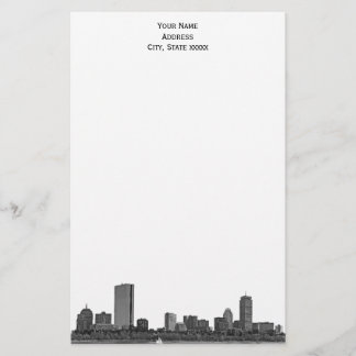 Papelería Boston Skyline Etched 01