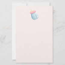 Botella de bebé azul y rosa