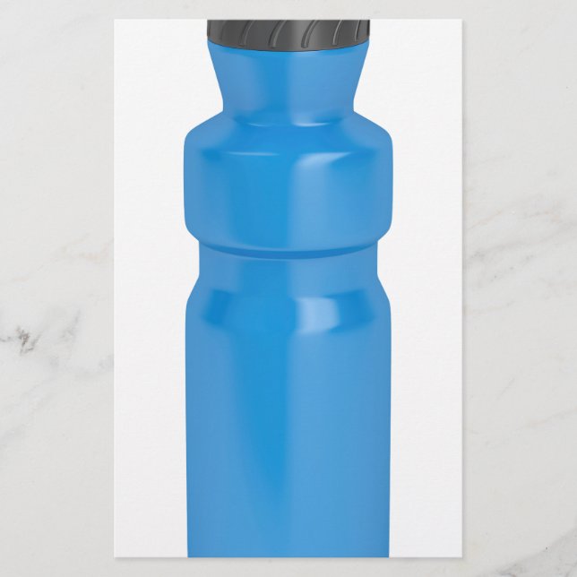 Papelería Botella plástica azul (Anverso)