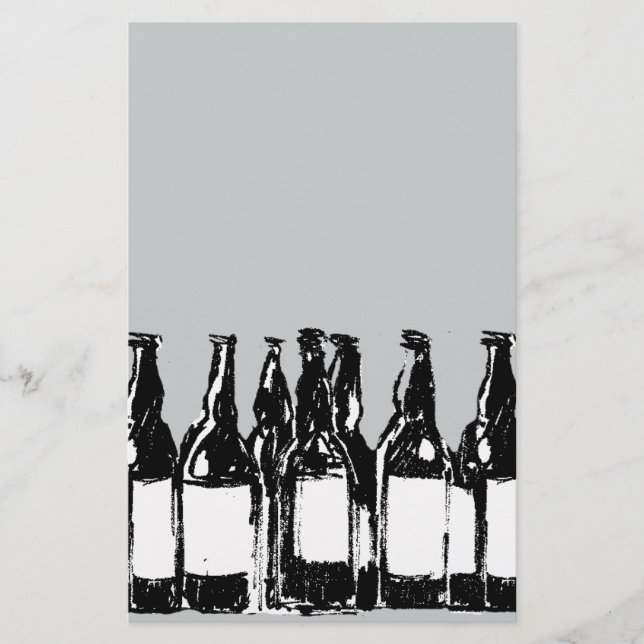 Papelería botellas de cerveza (Anverso)