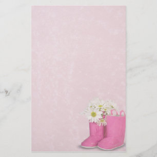 Papelería Bots rosados