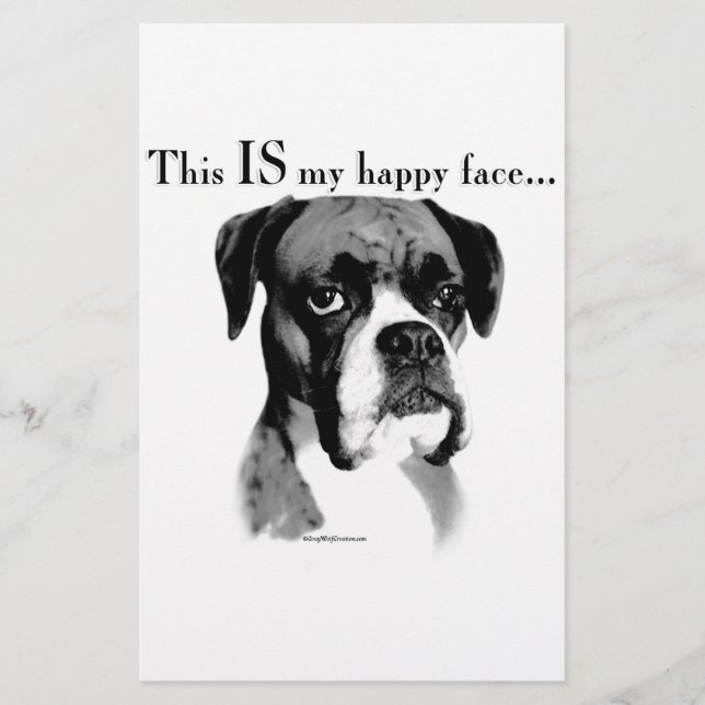 Papelería Boxer Happy Face (Anverso)