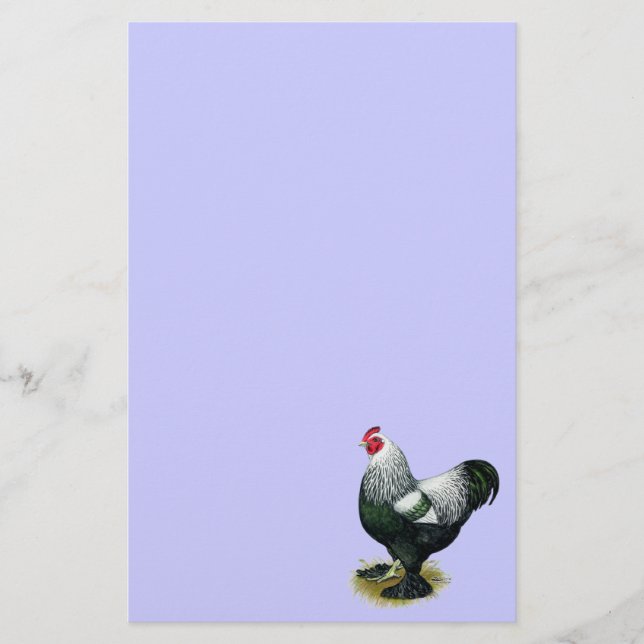 Papelería Brahma: Rooster oscuro (Anverso)