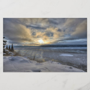 Papelería Brazo de Turnagain del solsticio de invierno
