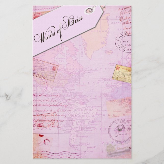 Papelería Bridal Shower Stationery (Anverso)