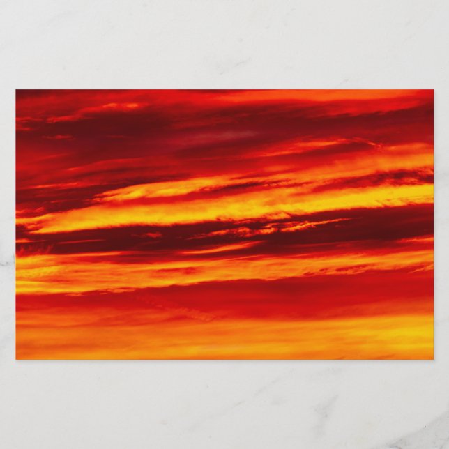 Papelería Brillante Red Sunset (Anverso)