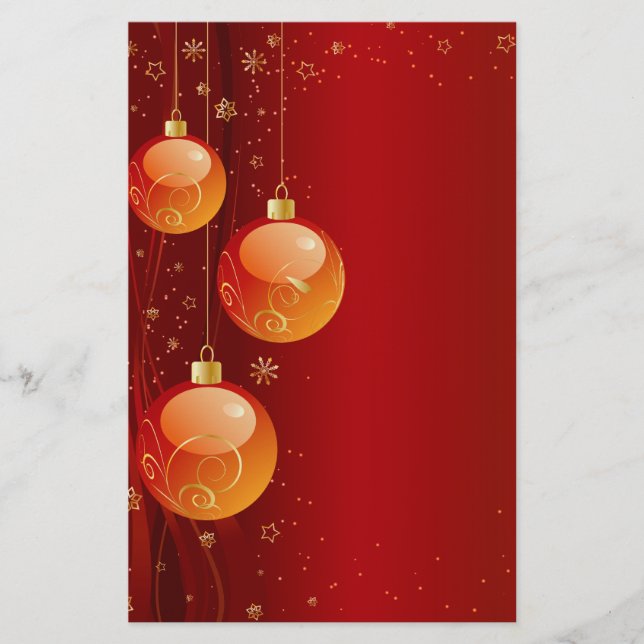 Papelería Brillantes adornos navideños (Anverso)