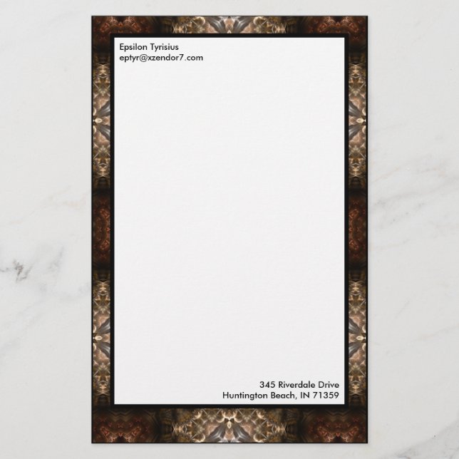 Papelería Brimitin Warrior Pattern 00120150507213527 (Anverso)