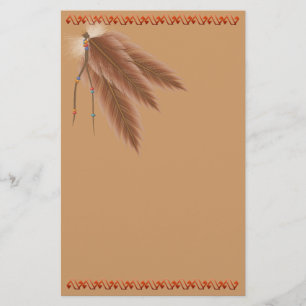 Papelería Brown descolorado empluma los efectos de