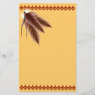 Papelería Brown moldeado empluma los efectos de escritorio