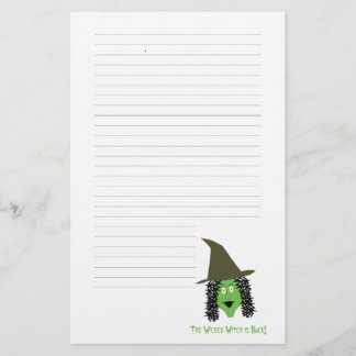 Papelería Bruja traviesa del dibujo animado inmóvil: