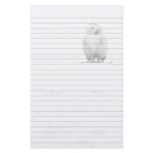 Búho animal Nevado del pájaro que me mira