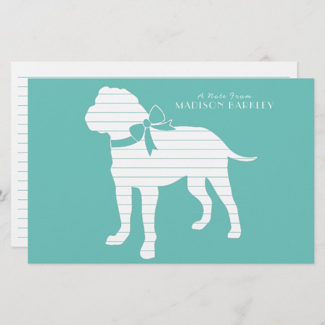 Papelería Bull Mastiff Dog Puppy Bullmastiff (Anverso / Reverso)