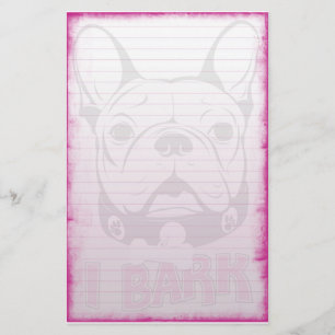 Papelería Bulldog francés inmóvil