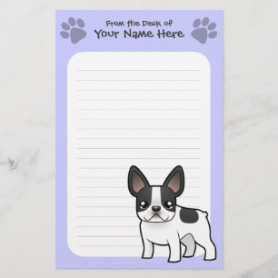 Papelería Bulldog francés Personalizado