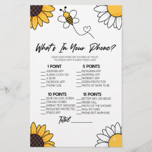 Papelería Bumble Abeja de miel en tu juego de Baby Shower de