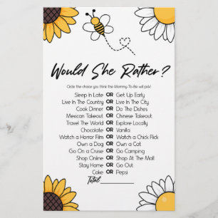 Papelería Bumble Honey Aee Prefiere Un Juego De Baby Shower