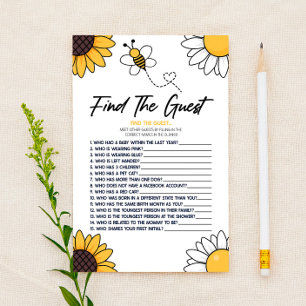 Papelería Bumble Honey Bee Encuentra El Juego De Baby Shower