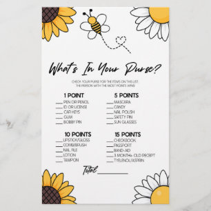Papelería Bumble Honey Bee ¿Qué hay en el juego de Baby Show