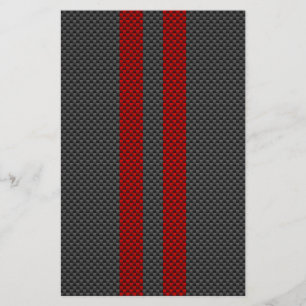 Papelería Burgundy Red Carbon Fiber Style Stripes Decour