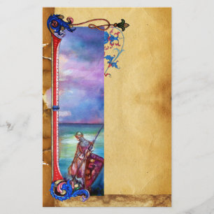 Papelería Caballeros medievales de PENDRAGON, Lago Sunset, F