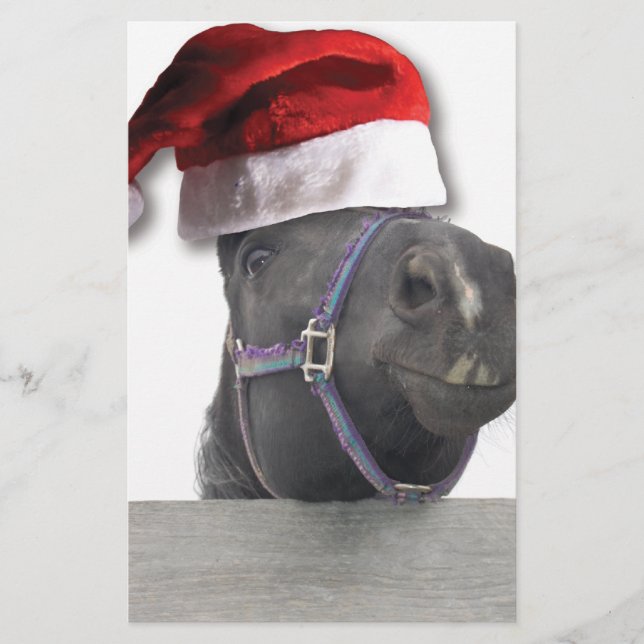 Papelería Caballo de navidades (Anverso)